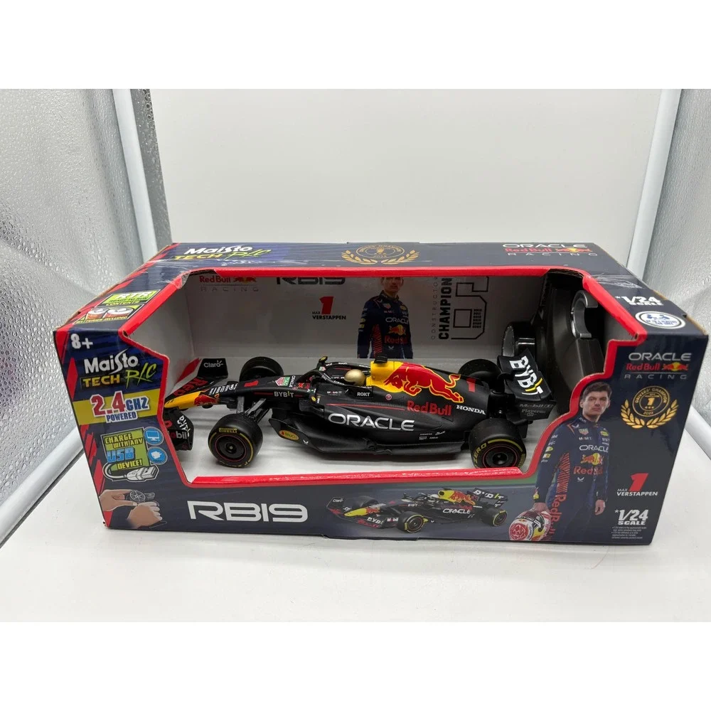 Maisto Tech RC 1/24 Oracle Red Bull Racing RB19 Max Verstappen #1 F1 Car NIB USB